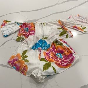 Forever 21 romper strapless size s